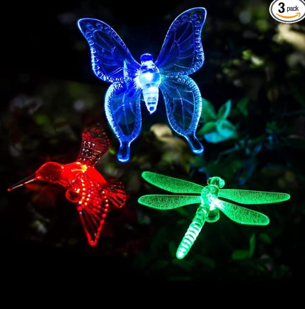 decorative butterfly solar lights