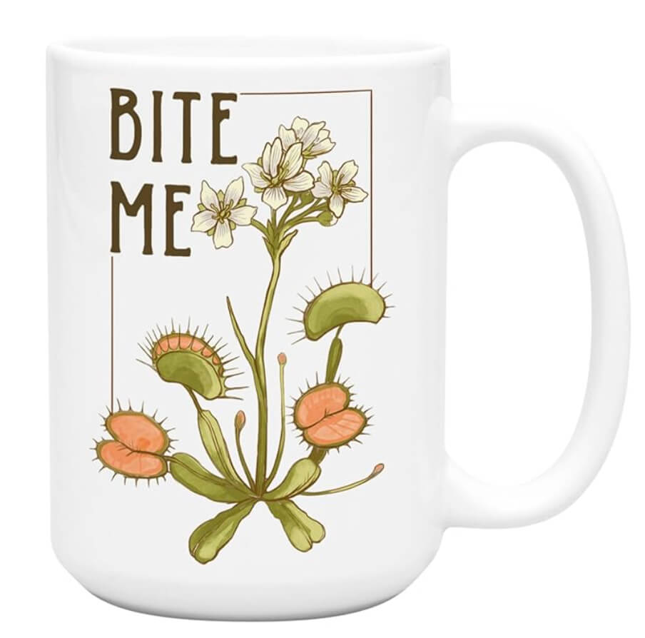 Venus flytrap coffee cup