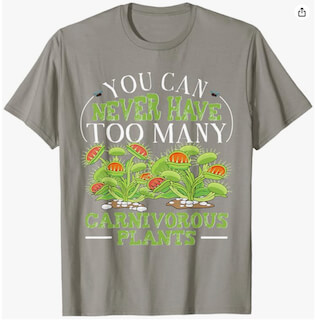venus flytrap shirt carnivorous plants