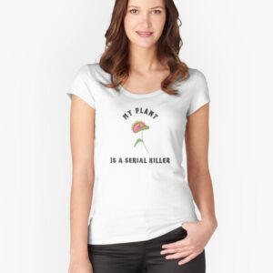 funny venus flytrap shirt my plant is a serial killer